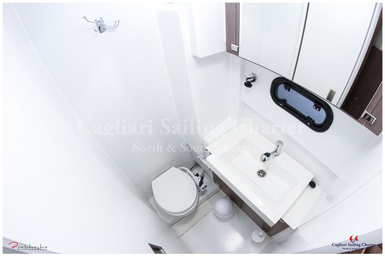 Catamaran boat rental in Marina di Cagliari, Italy