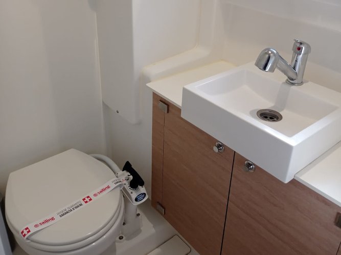 Discover Cannigione surroundings on this Bali 4.3 Bali Catamarans boat