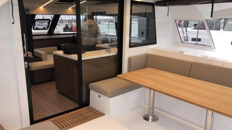 Discover Cagliari surroundings on this Nautitech 46 Fly Catamarans Nautitech boat