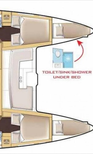 45.2 feet Catamarans Nautitech in great shape