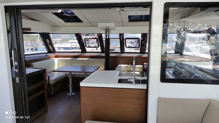 Catamaran boat rental in Marina di Cagliari, Italy