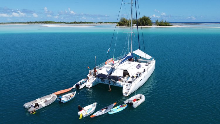Discover Raiatea surroundings on this Nautitech 47 Catamarans Nautitech boat
