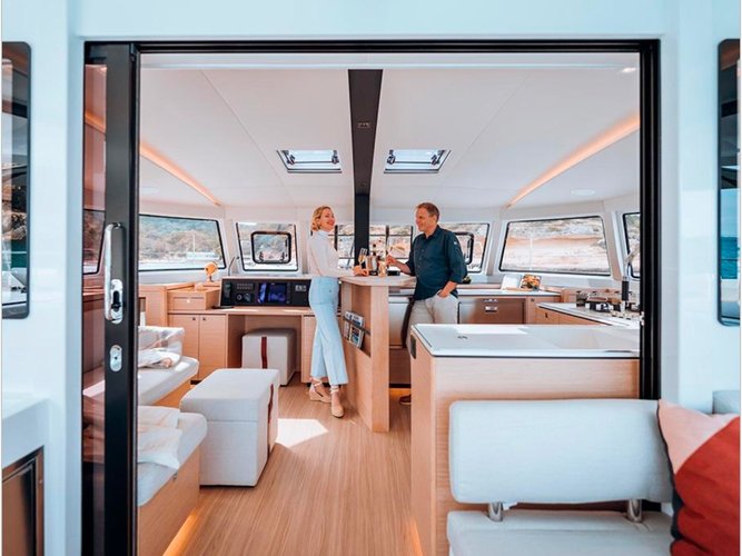 Experience sailing at its best on this sailboat charter