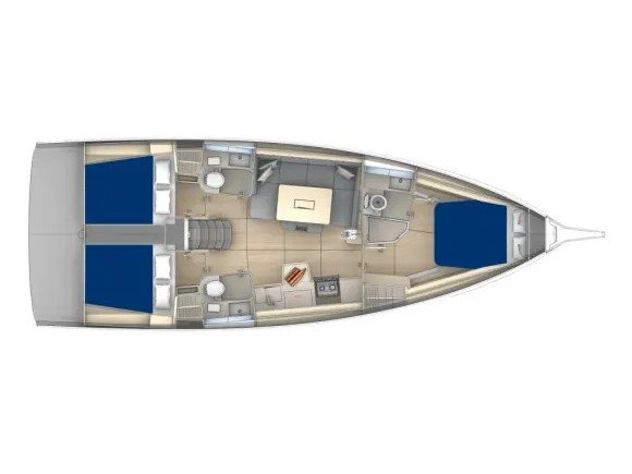 Beautiful Dufour Yachts Dufour 41 ideal for sailing and fun in the sun!