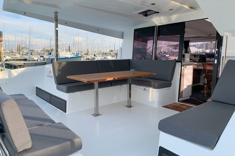 Fountaine Pajot's 38.5 feet in Tivat