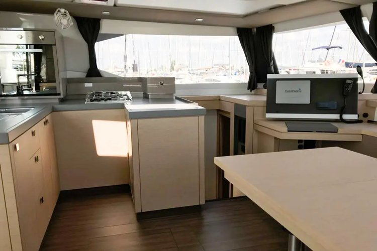 Discover Tivat surroundings on this Astréa 42 Fountaine Pajot boat