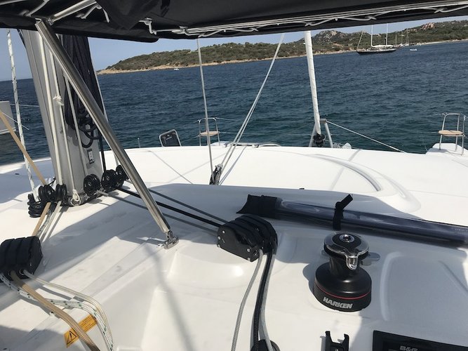 Catamaran boat rental in Marina Cala de' Medici, Italy