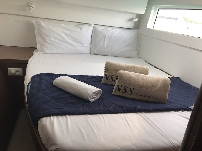 Catamaran boat rental in Marina Cala de' Medici, Italy