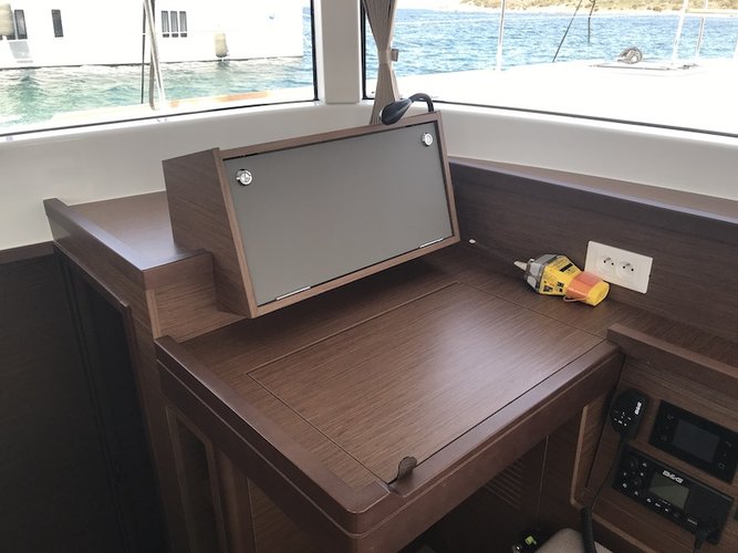 Catamaran boat rental in Marina Cala de' Medici, Italy