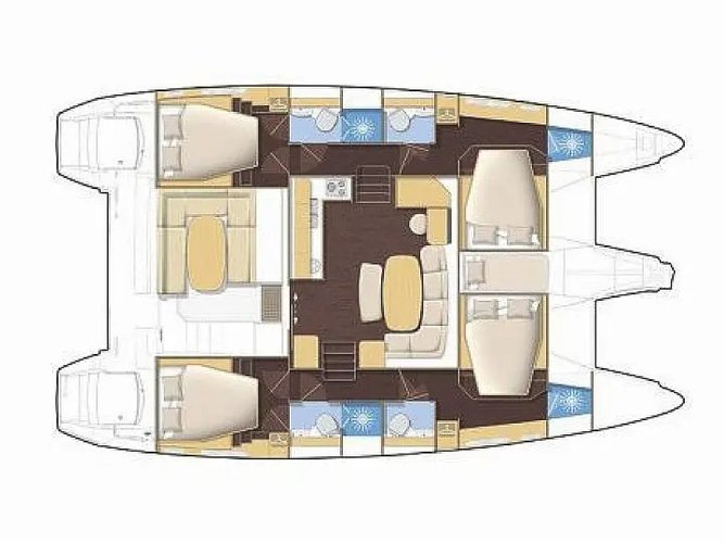 Charter this amazing Lagoon Lagoon 420 in Elefsina, GR