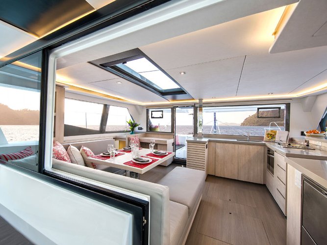 Get on the water and enjoy Road Town in style on our Leopard Catamarans Leopard 45