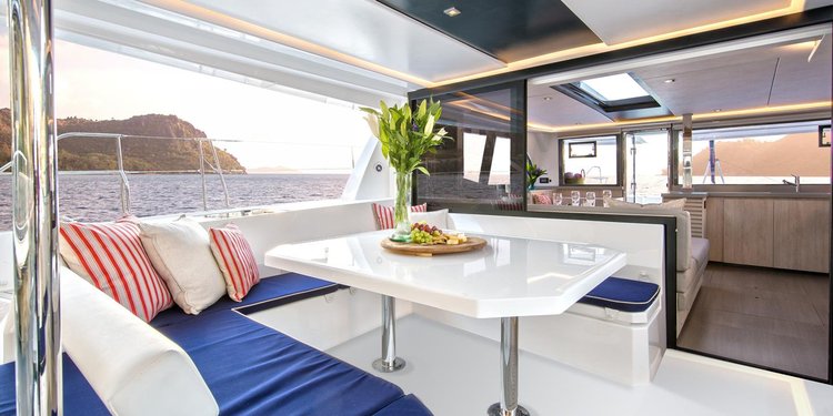 Catamaran boat for rent in Mahe, Victoria