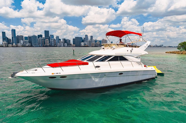 Sea Ray 45 FT Fly bridge Relax, Party, and Enjoy! 1 hour free!