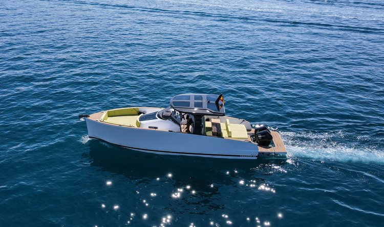 Cruise in style on this beautiful motor boat rental