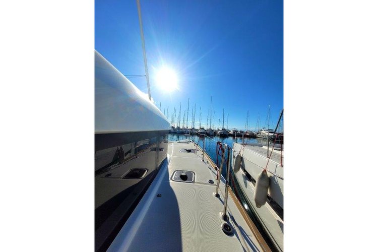 Enjoy luxury and comfort on this Lagoon 40