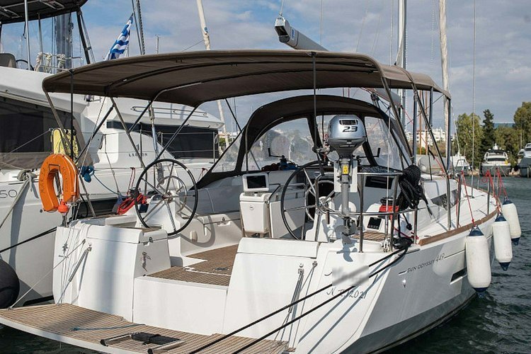 Discover Seamless Greek Island Sailing aboard Sun Odyssey 449