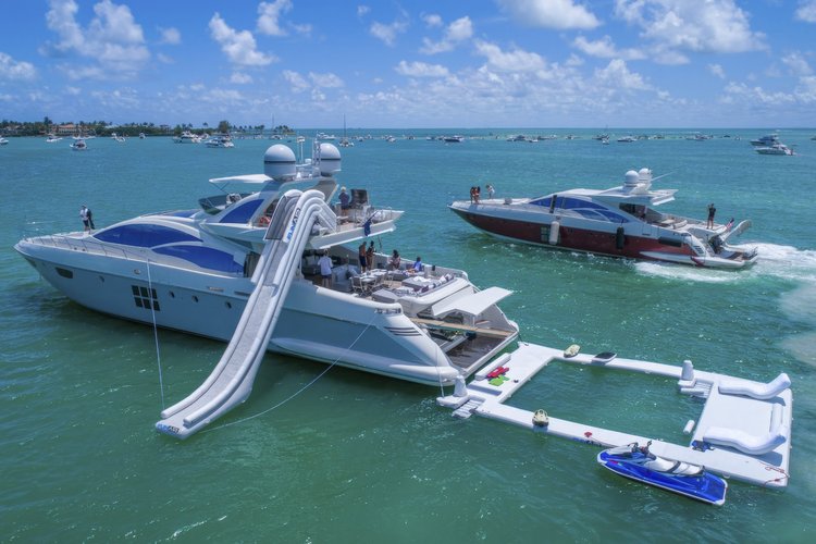 Ultimate Deal! Azimut 103 ft Yacht for Rent in Miami, Florida.