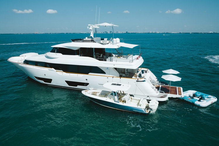 Ultimate Deal! Custom Line 95 ft Yacht for Rent in Miami, Florida.