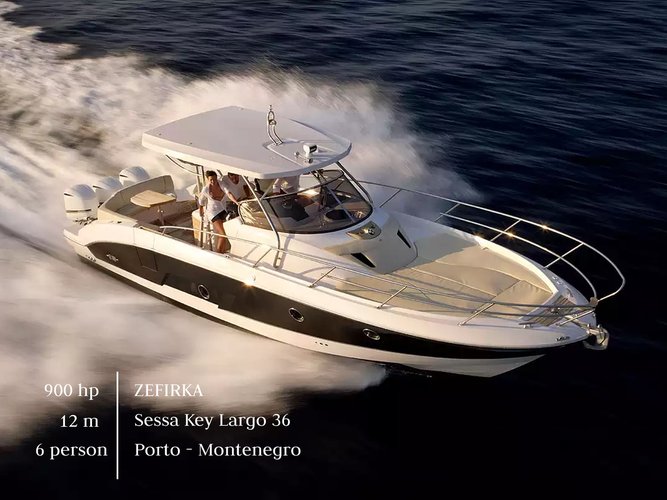 Take this Sessa Marine Key Largo 36 for a spin!