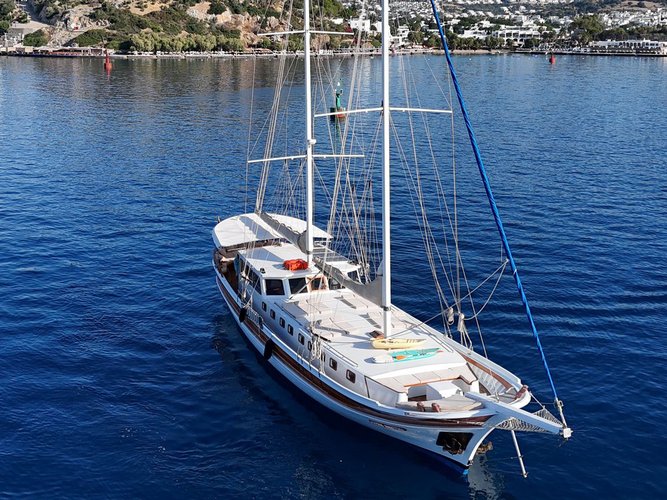 Cruise in style on this beautiful sailboat rental