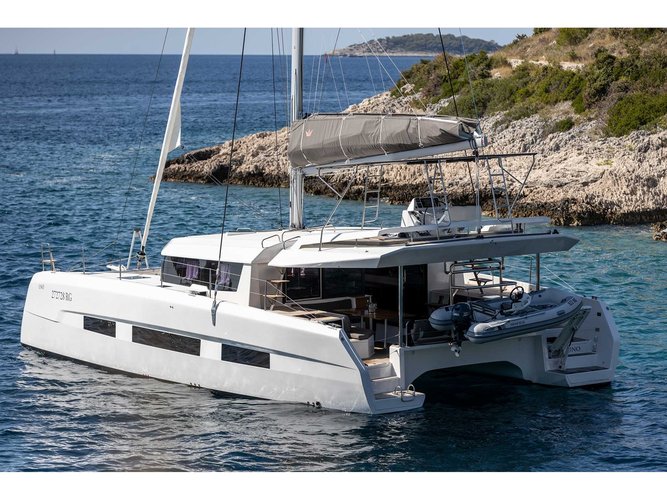 Hop aboard this amazing sailboat rental in Sant Antoni de Portmany!