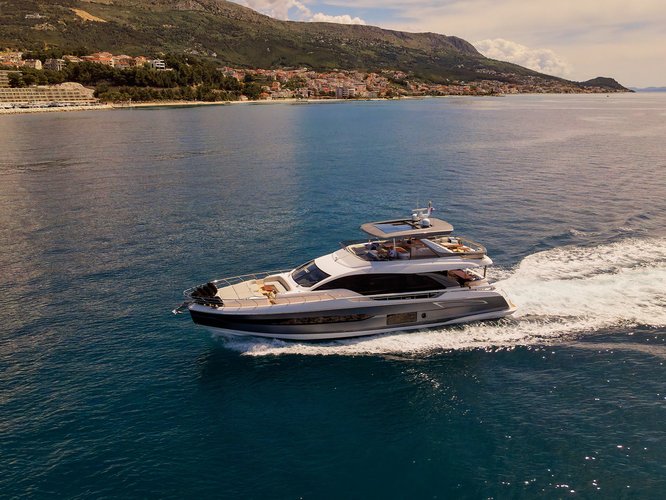 Enjoy luxury and comfort on this Podstrana motor boat charter