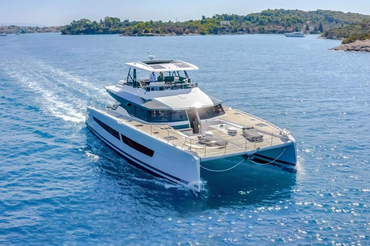 Get on the water and enjoy Ionian Islands in style on our Fountaine Pajot Fountaine Pajot Power 67