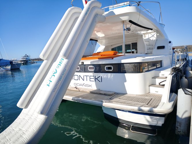 Relax and have fun on this gorgeous motor boat charter