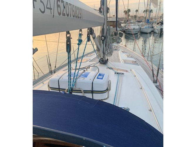 Sail the beautiful waters of Marseille on this cozy Bavaria Yachtbau Bavaria 50