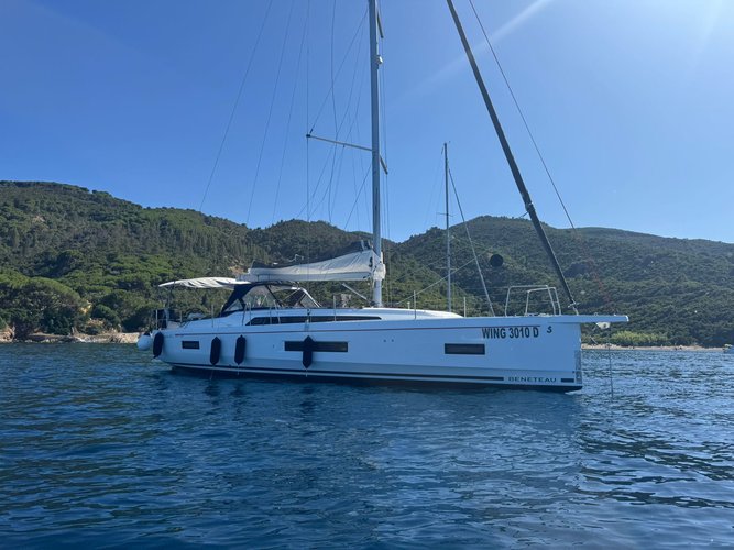 Discover San Vincenzo in style boating on this sailboat rental