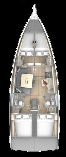 Sail the beautiful waters of Tuscany on this cozy Dufour Yachts Dufour 41 - 4 cab.