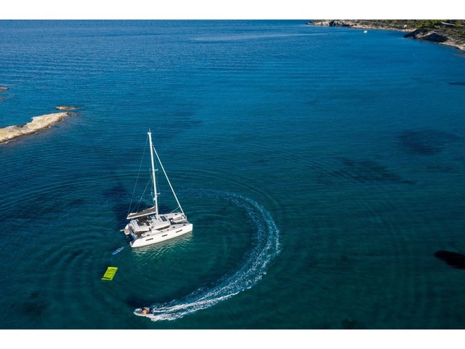 Relax on board our sailboat charter in Rhodes
