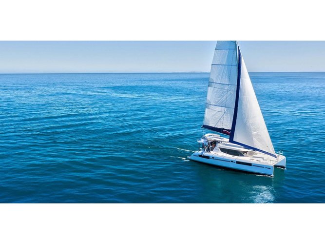 Take this awesome sailboat for a spin!