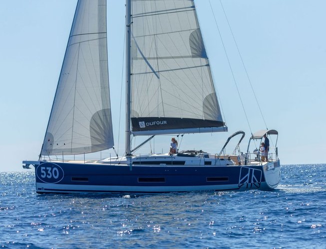 Unique experience on this beautiful Dufour Yachts Dufour 530 - 5 + 1 cab.