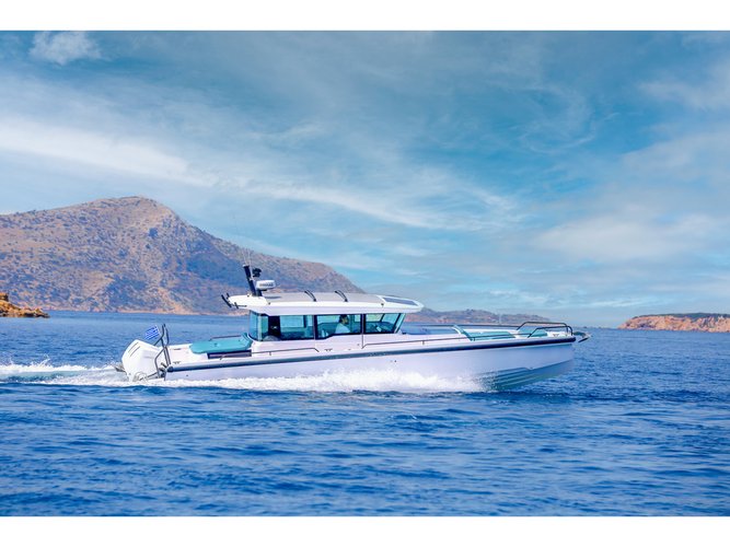 Climb aboard this Axopar Boats Axopar 37 XC Cross Cabin for an unforgettable experience