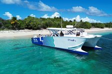 Luxury Power Catamaran Private Charter to Culebra or Icacos