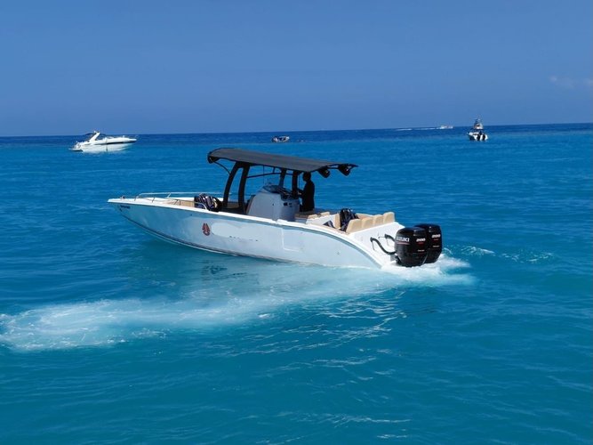 Private 34ft Boat to Rosario Islands | Comfort, Music & Drinks